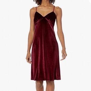 Angie Women's Velvet Midi Dress